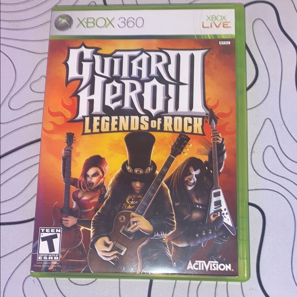 Guitar Hero III: Legends of Rock for Xbox 360 - Green Case